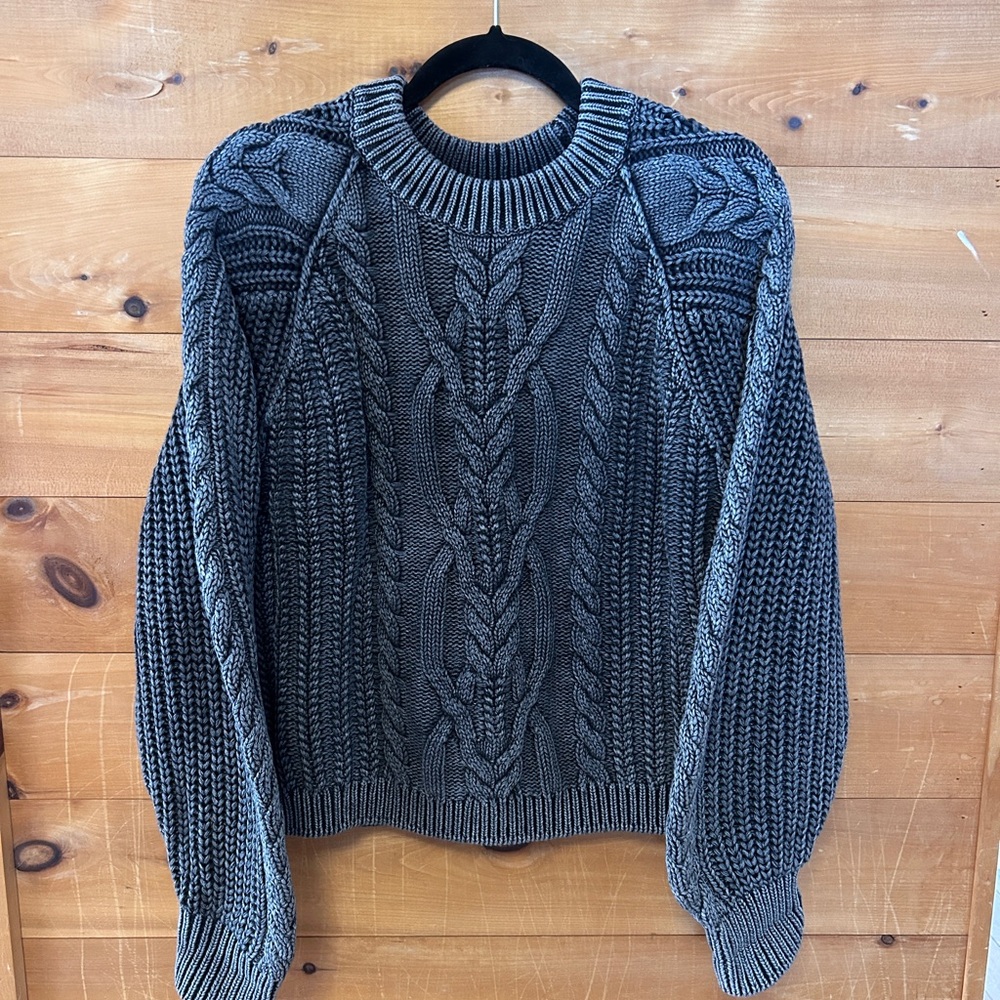 Free People Frankie Cable Knit Sweater
